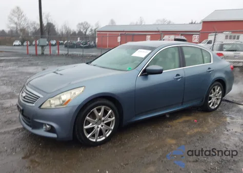 2010 Infiniti G37X z USA, uszkodzony, nr VIN JN1CV6AR8AM461197